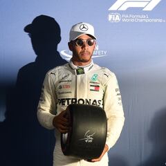 La pole de Hamilton en el GP de Australia en imágenes