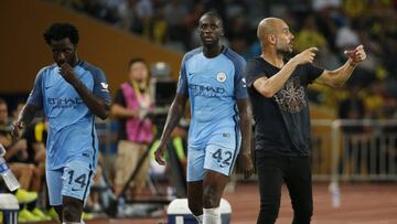 Guardiola, descontento con Yaya Touré y Bony: jugaron 40'