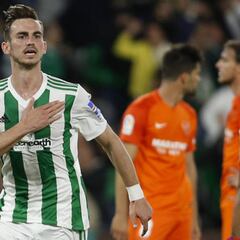Resumen Betis 2 - Málaga 1: Fabián mete al Betis en Europa
