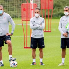 Garitano: "A todos nos viene bien que esté Messi, da prestigio"