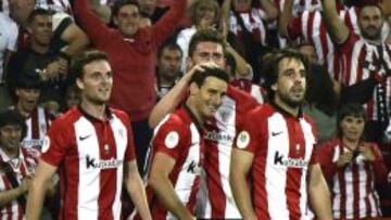 Aduriz, autor de un hat-trick ante el Bar&ccedil;a.