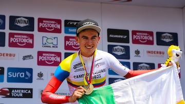 Germán Darío Gómez, corredor del GW Shimano Sidermec.