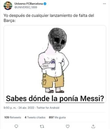 La Xavineta, protagonista de los mejores memes del Barça-Rayo