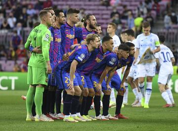 Barcelona-Dinamo de Kiev en im¨¢genes
