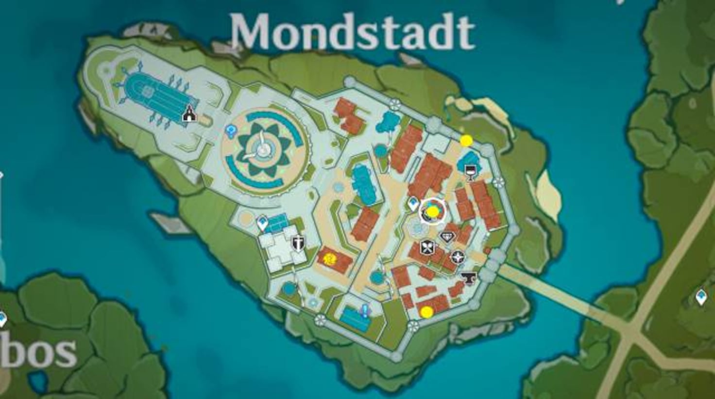 Genshin Impact dónde están los pósters y carteles en Mondstadt