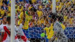 Gol de Brasil en Copa Am&eacute;rica