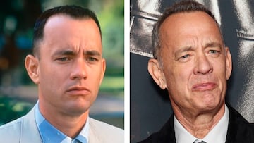 Los protagonistas de la película 'Forrest Gump' con Tom Hanks