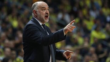 El entrenador del Real Madrid, Pablo Laso.