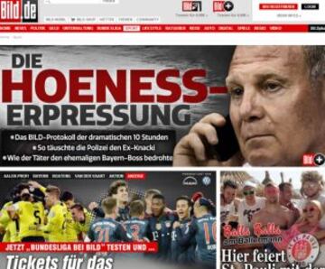 Portadas de la prensa extranjera