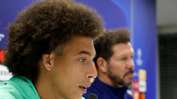 Rueda de prensa de Simeone y Witsel, en directo: última hora del Atlético contra el Dortmund en Champions