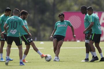 Así fue el entrenamiento de Atlético Nacional pensando en la primera fecha de cuadrangulares ante Cúcuta Deportivo en el Atanasio Girardot el sábado 9 de noviembre.