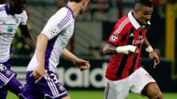 El Milan no logra pasar del empate ante el Anderlecht