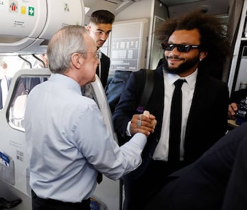 Florentino Pérez y Marcelo.