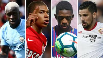 Mendy, Mbapp&eacute;, Dembel&eacute; y Nolito.