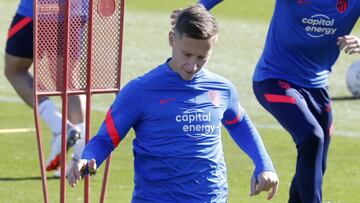 Saponjic, con el Atlético.