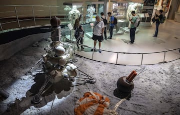 El fútbol invade el museo espacial de Moscú