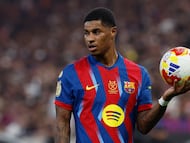 The Englishman has impressed on loan at Barcelona but remains contracted to Manchester United.