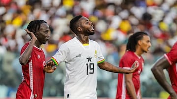 Iñaki Williams, en el partido de Ghana frente a Sudán.
