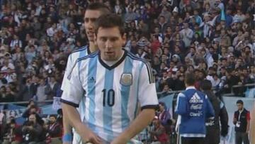Leo Messi tuvo náuseas en el partido amistoso ante Eslovenia