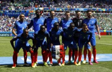 Once inicial de la selección francesa.