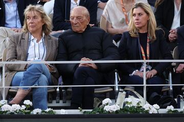 Jacques Seguela, en la final de Roland Garros 2024 disputada en la pista Court Philippe Chatrier de Par¨ªs.