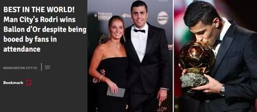 The worldwide reaction to Rodri’s Ballon d’Or as Vini Jr misses out