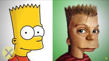 De Bart Simpson a Bob Esponja: así serían los dibujos animados en carne y hueso