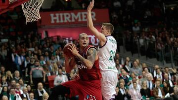 El Unicaja sucumbe en Múnich y se complica su futuro en la Eurocup