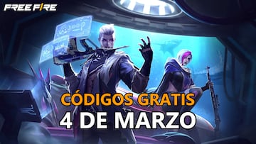 Códigos Free Fire 4 de marzo