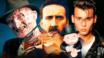 Johnny Depp Nicolas Cage Freddy Krueger Monopoly