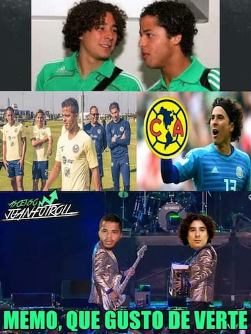 Los memes celebran el regreso de Memo Ochoa al América