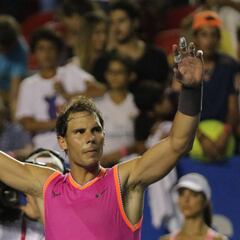 Rafael Nadal debutó con triunfo en el Abierto Mexicano de Tenis