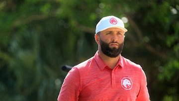 Golf - LIV Golf Mayakoba - El Camaleon Mayakoba Golf Course, Playa del Carmen, Mexico - February 3, 2024 Legion XIII's Jon Rahm during the second round REUTERS/Raquel Cunha