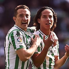 Andrés Guardado y Diego Lainez, los ‘sobrevivientes’ en Europa League