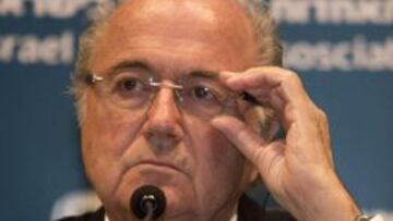 El presidente de la FIFA, Sepp Blatter