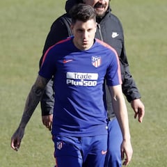 Giménez recibe el alta y Simeone convoca a cuatro canteranos