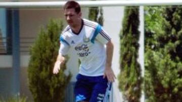 Messi ya trabaja en Ezeiza: el miércoles se hará una ecografía