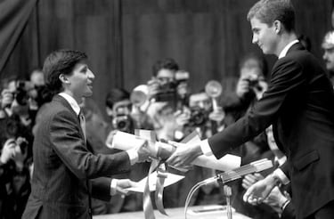 En 1987 recibe el premio Príncipe de Asturias de los Deportes
