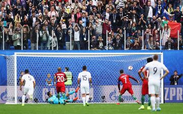 Cristiano Ronaldo marca el 0-1 de penalti.