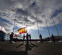 La bandera española ya ondea en la villa olímpica de Sochi