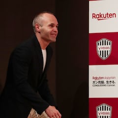 La presentación de Andrés Iniesta con el Vissel Kobe en imágenes
