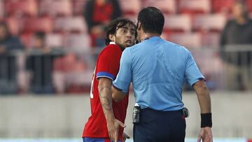 Mauro Vigliano dirigió el amistoso de Chile ante Paraguay en 2015.