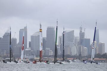 El F50 Victoria español y el resto de equipos de SailGP se entrenan en aguas de Sidney (Australia), antes de disputarse el Australia Sail Grand Prix. España, que llegó sexta en la clasificación general, ganó el GP y se acerca con opciones a la final en San Francisco.