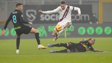 Con Vidal y Sánchez, el Inter ganó y sigue puntero