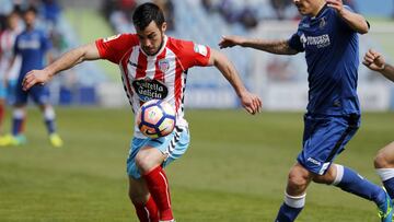 El Lugo contra el Getafe.