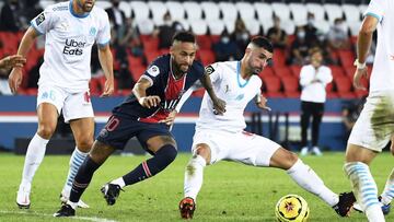 Neymar y Álvaro González.