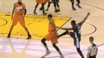 Draymond Green volvió a las andadas: otra fea patada