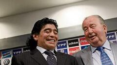 El hijo de Grondona podría ser segundo de Maradona