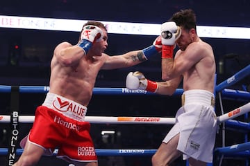 Canelo Álvarez vs Callum Smith: Lo mejor de la pelea, en imágenes