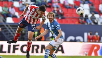 Fernando Aristeguieta durante el partido contra Atl&eacute;tico de San Luis